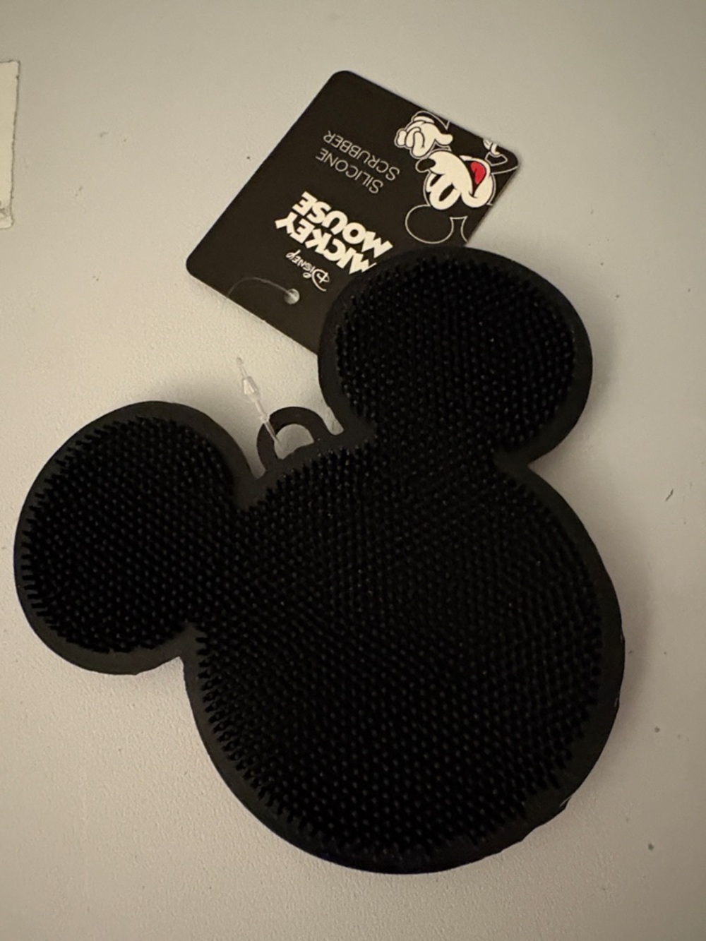 Disney Black Mickey Mouse Silicone Brush Scrubber